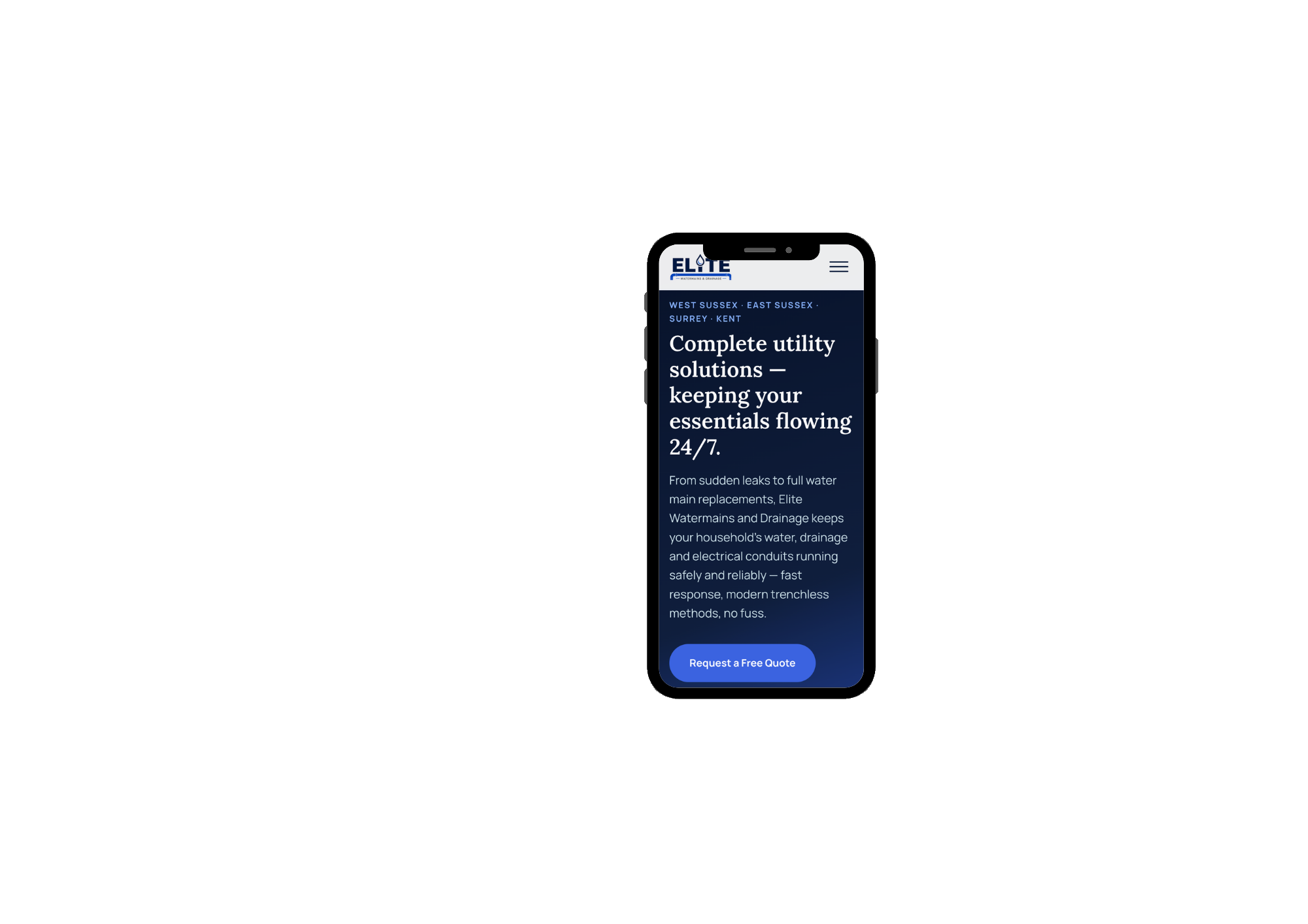 Elite — website design